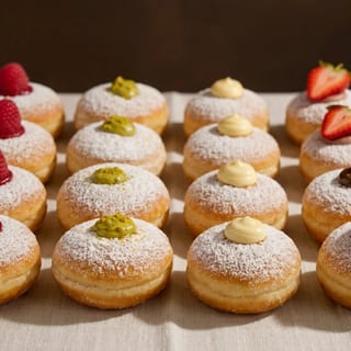 6 Pcs Mini Bomboloni