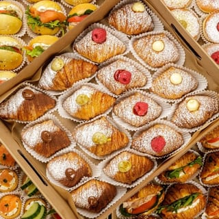 12 Pcs Big Croissants/Donuts