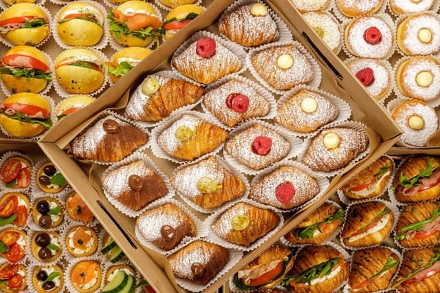 12 Pcs Big Croissants/Donuts.