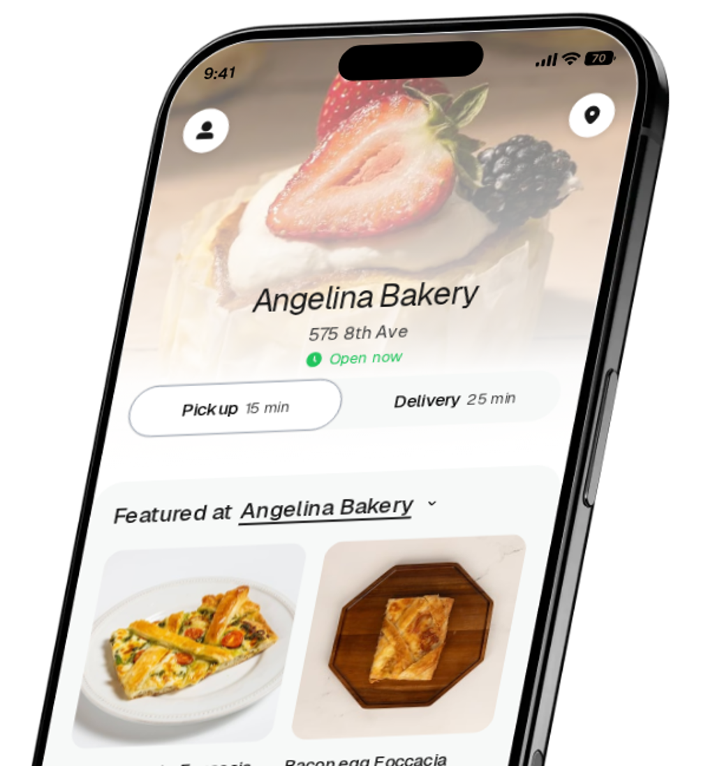 Angelina Bakery app preview