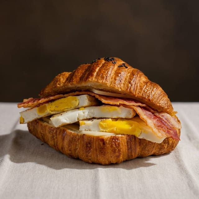Bacon, Egg & Cheese Croissant.