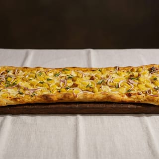 Roasted Potato and Rosemary Pizza - Whole