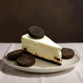Oreo Cheesecake Slice