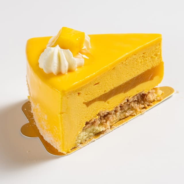 Mango Cake Slice.