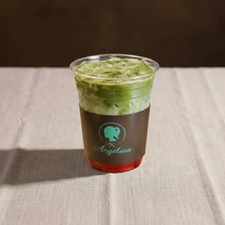 Iced Strawberry & Matcha Latte