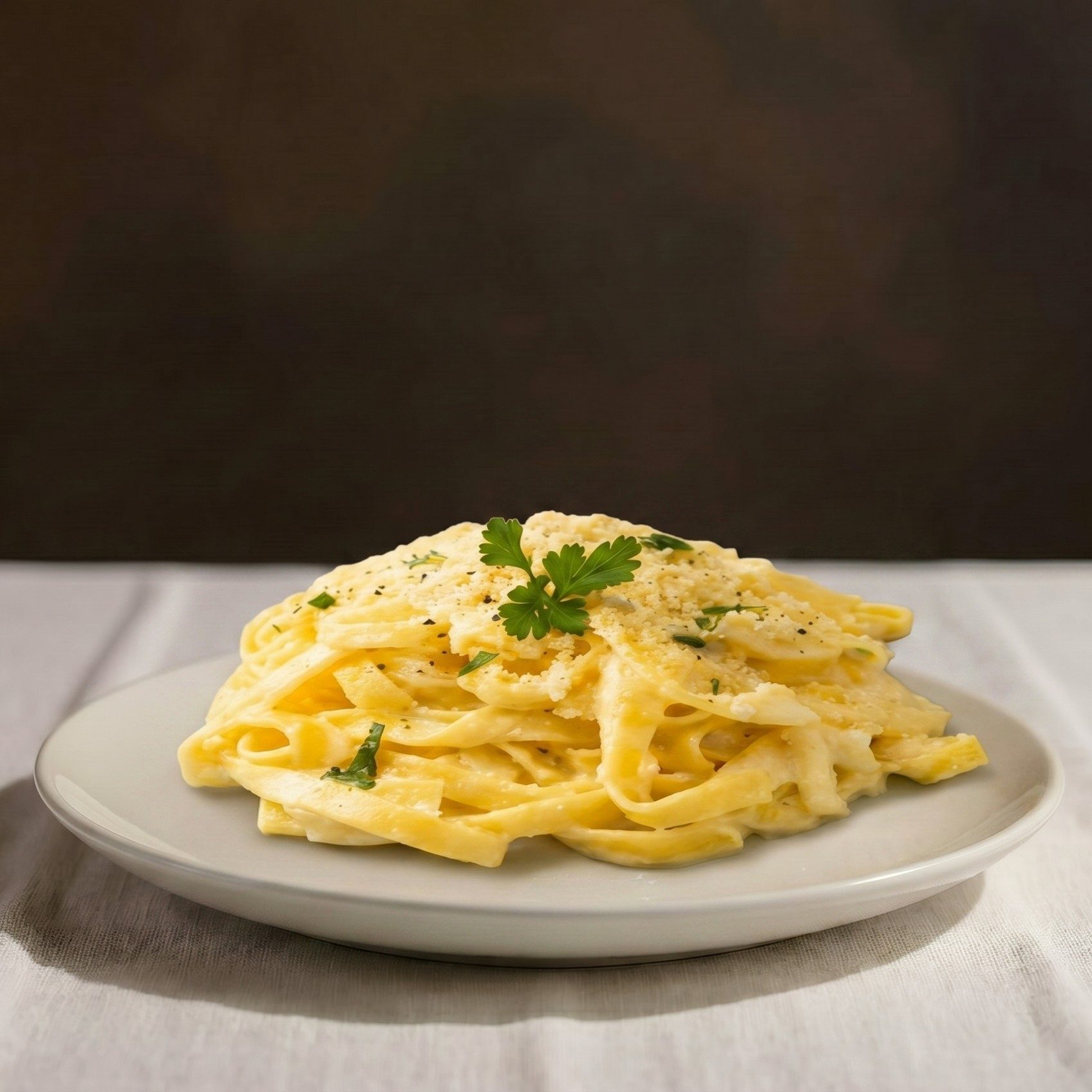 Fettuccine Alfredo.