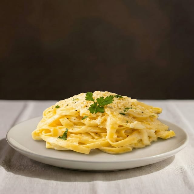 Fettuccine Alfredo.