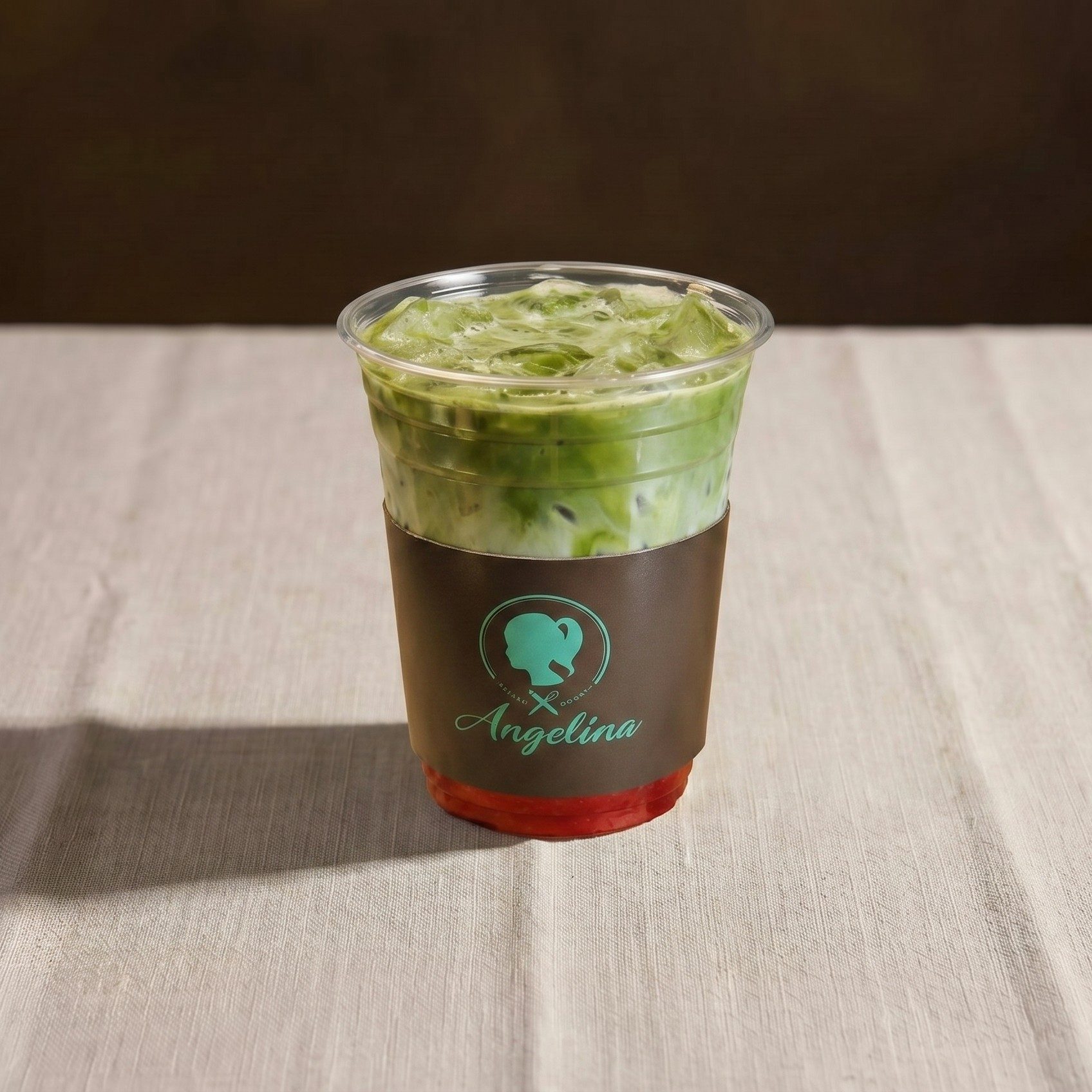 Iced Strawberry Matcha.