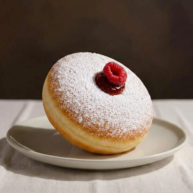 Raspberry Bombolone.