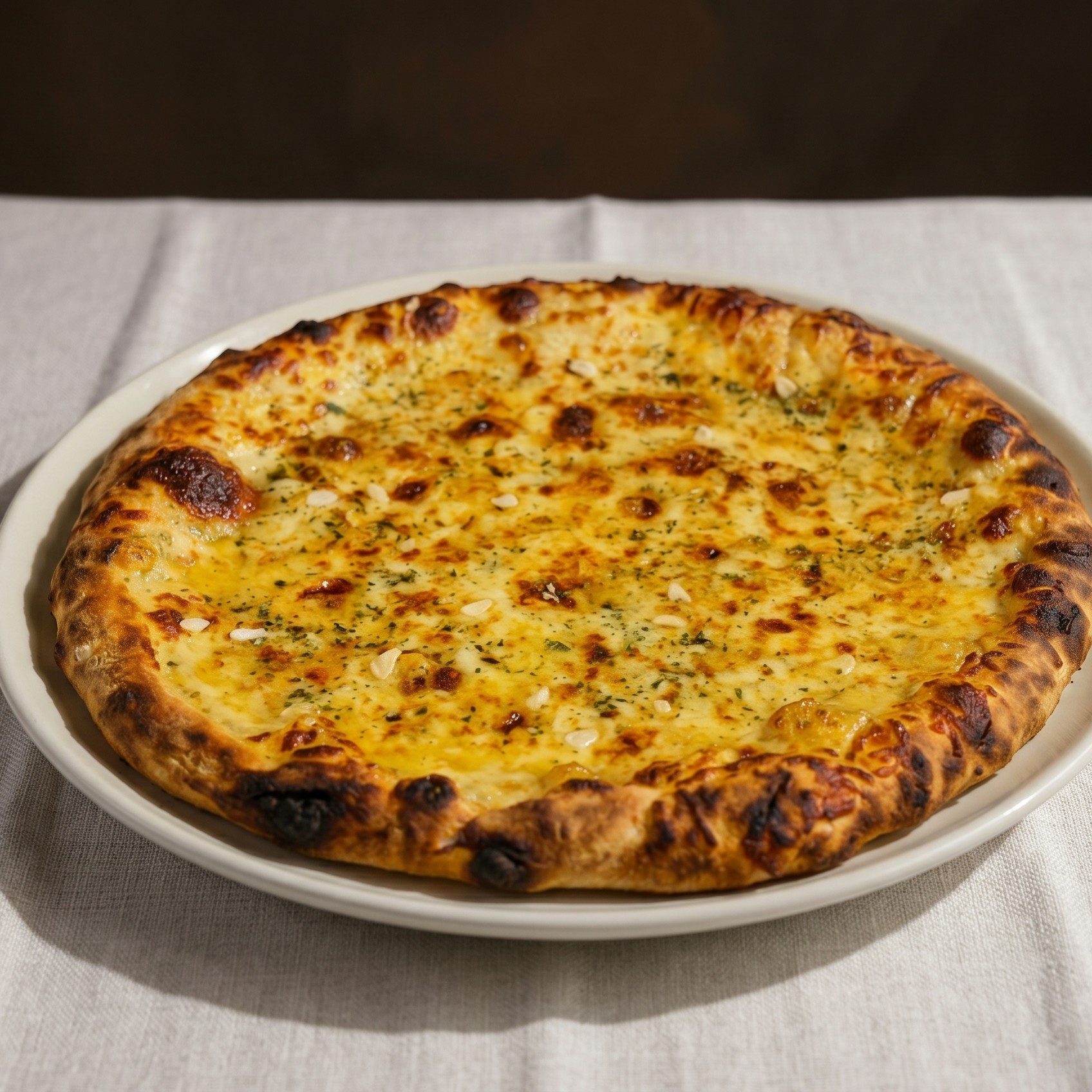 Four Cheese Pizza.
