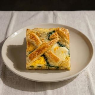 Egg and Spinach Focaccia