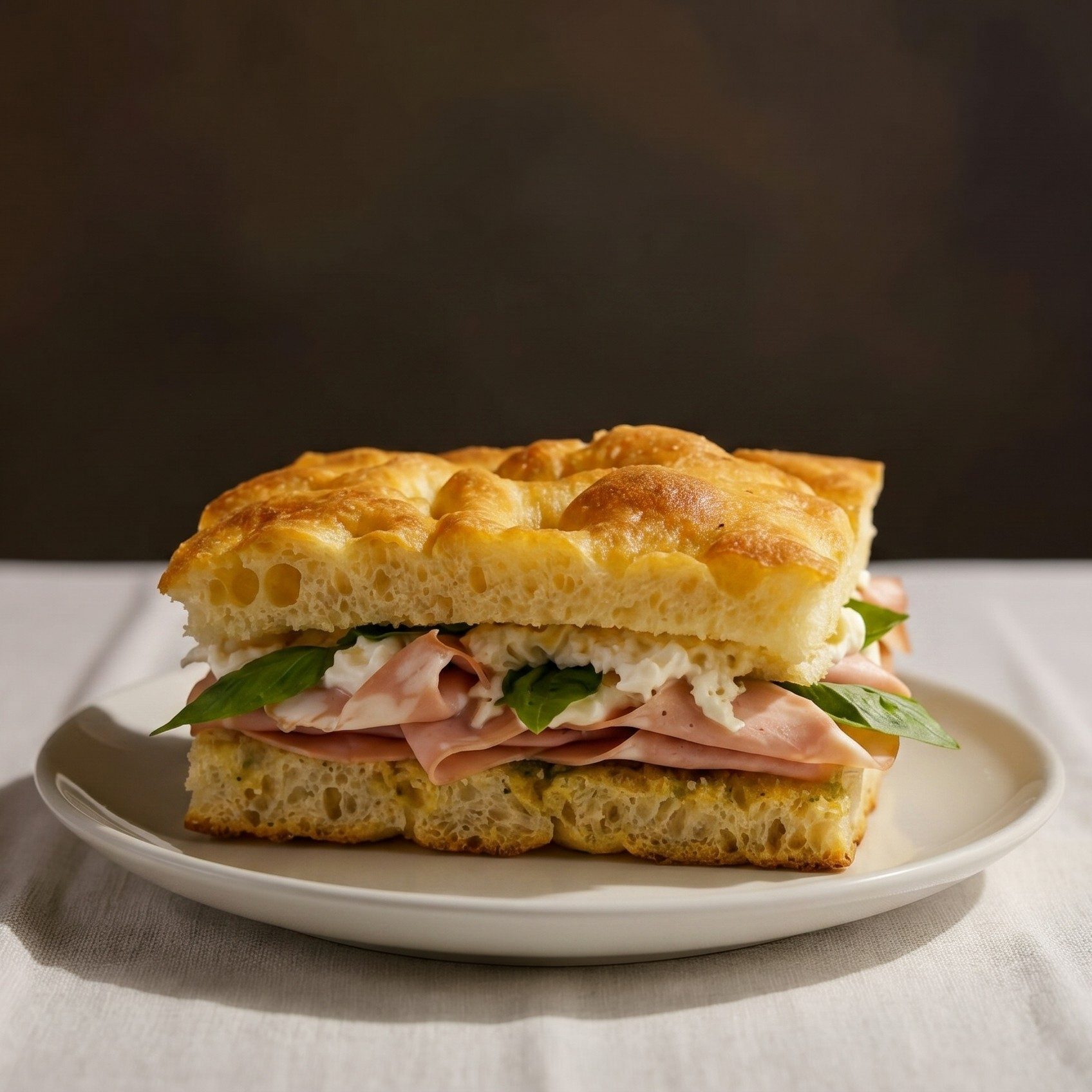 Mortadella Sandwich.