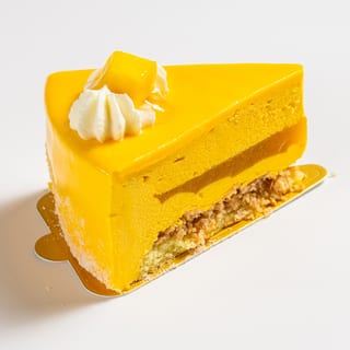 Mango Cake Slice