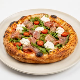 Prosciutto and Arugula Pinsa(Pizza)