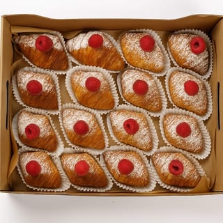 Raspberry Baby Croissant Platter