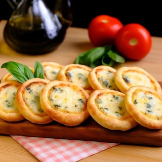 Four Cheese Baby Pizza Platter