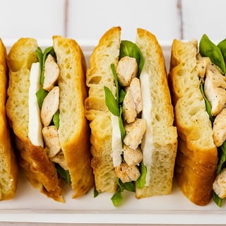 Chicken Baby Focaccia Sandwich Platter