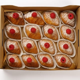 Raspberry Baby Croissant Platter