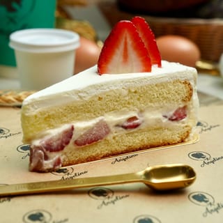 Strawberry Short Cake Slice