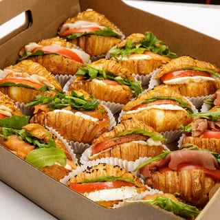 Mixed Baby Croissant Sandwich Platter