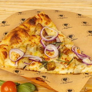 Roasted Potato and Rosemary Pizza - Slice
