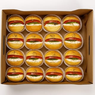 Caprese Baby Brioche Platter