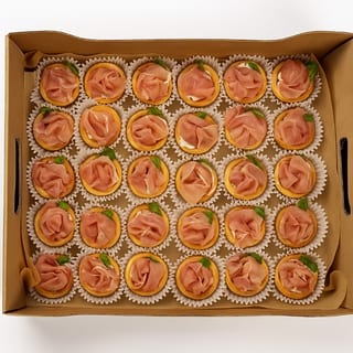 Prosciutto Baby Tart Platter