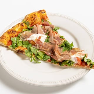 Prosciutto and Arugula Pizza - Slice