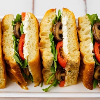 Veggies Baby Focaccia Sandwich Platter
