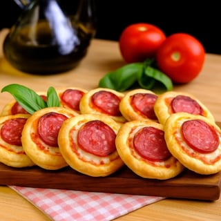 Spicy Pepperoni Baby Pizza Platter