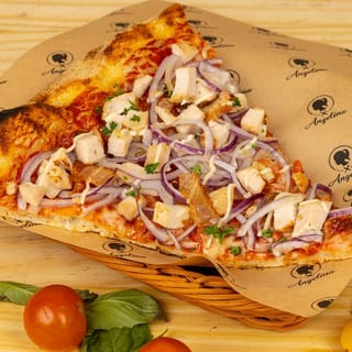 Chicken, Bacon, and Ranch Pizza - Slice