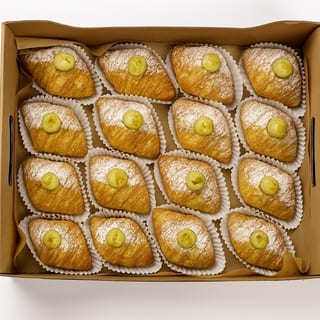 Pistachio Baby Croissant Platter