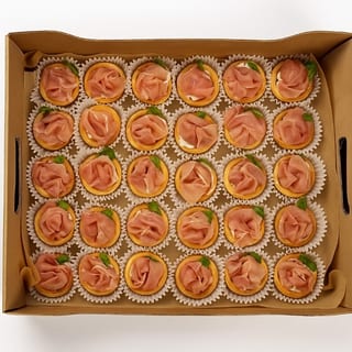 Prosciutto Baby Tart Platter